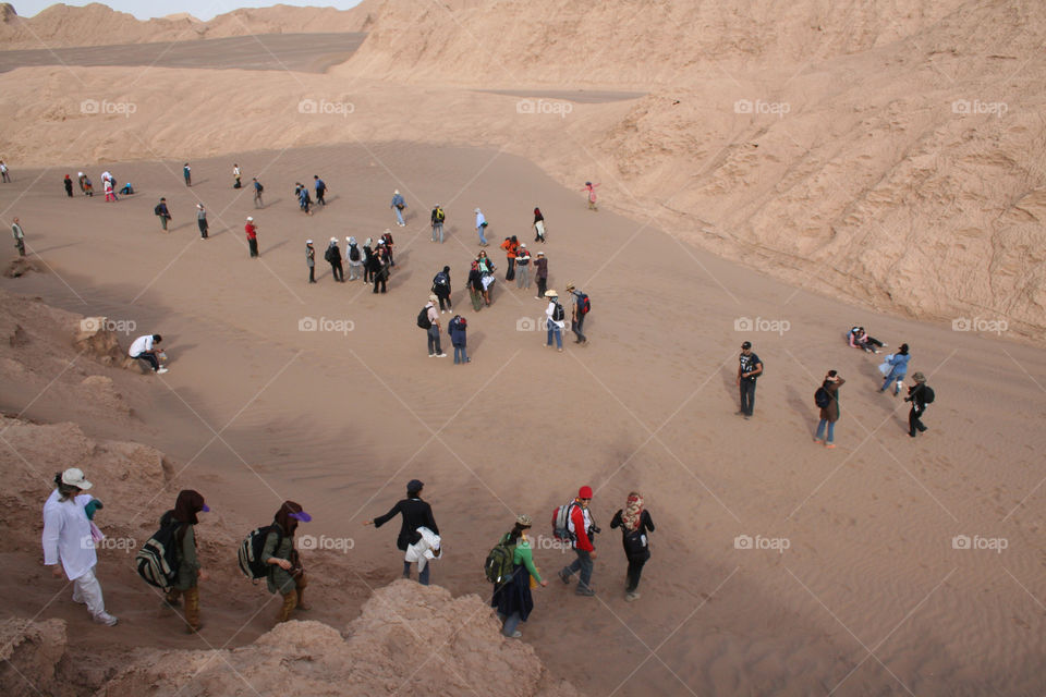 Sand, Travel, People, Desert, Group