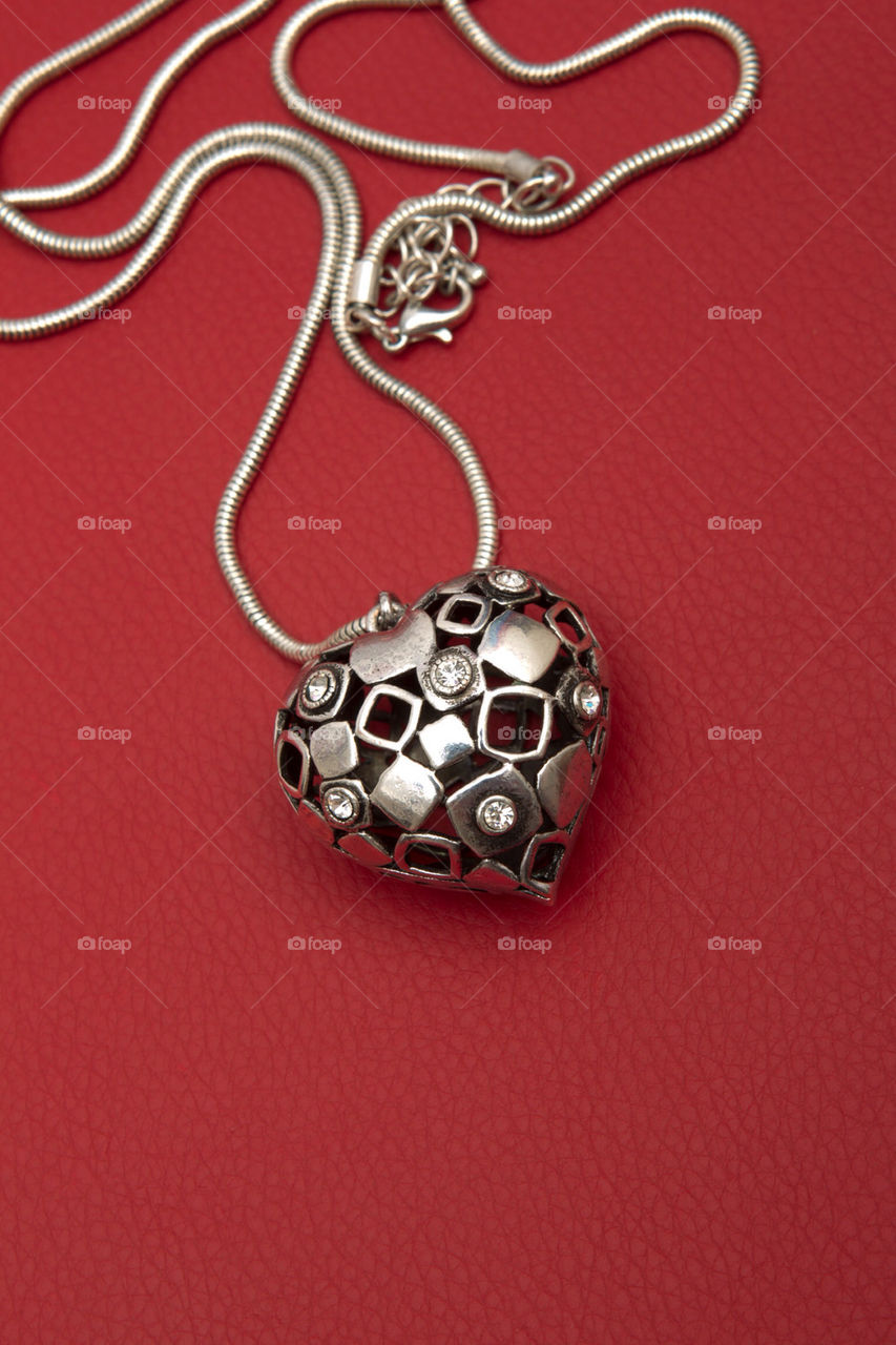 red heart love silver by splicanka