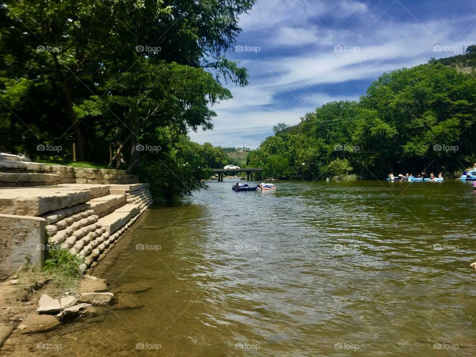 Summertime tubing