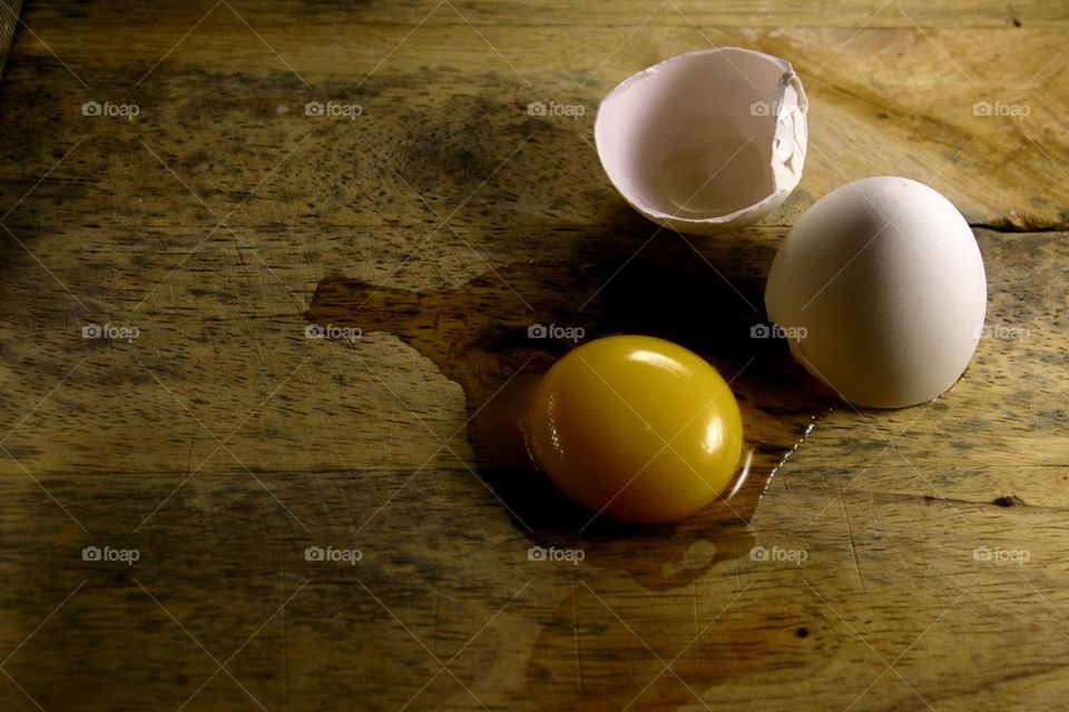 Cracked egg