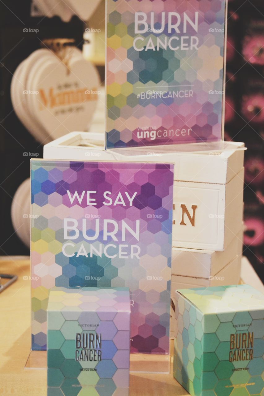 We say burn cancer