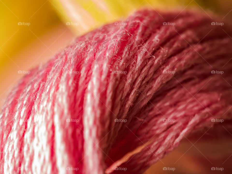 Extreme close-up of wool