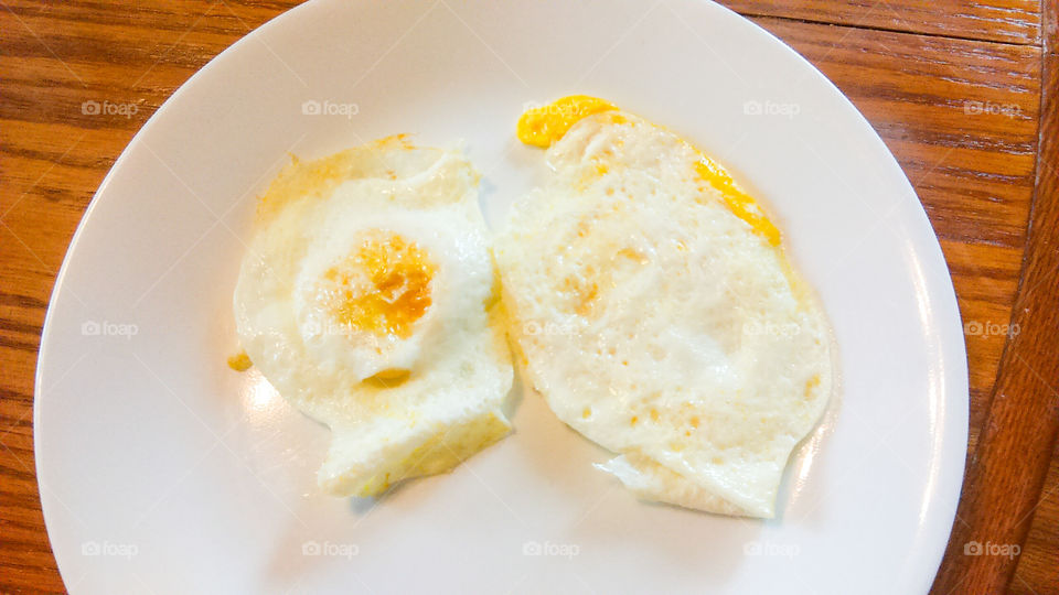 eggs on a plate