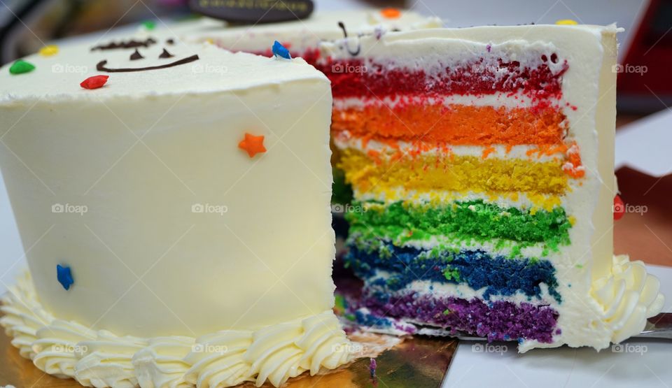 Rainbow cake