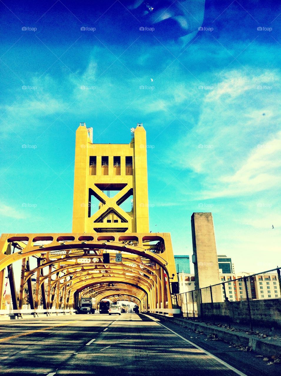 Sacramento yellow bridge 