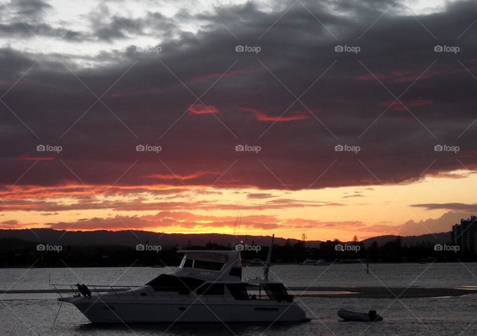 Boat on the Broawater