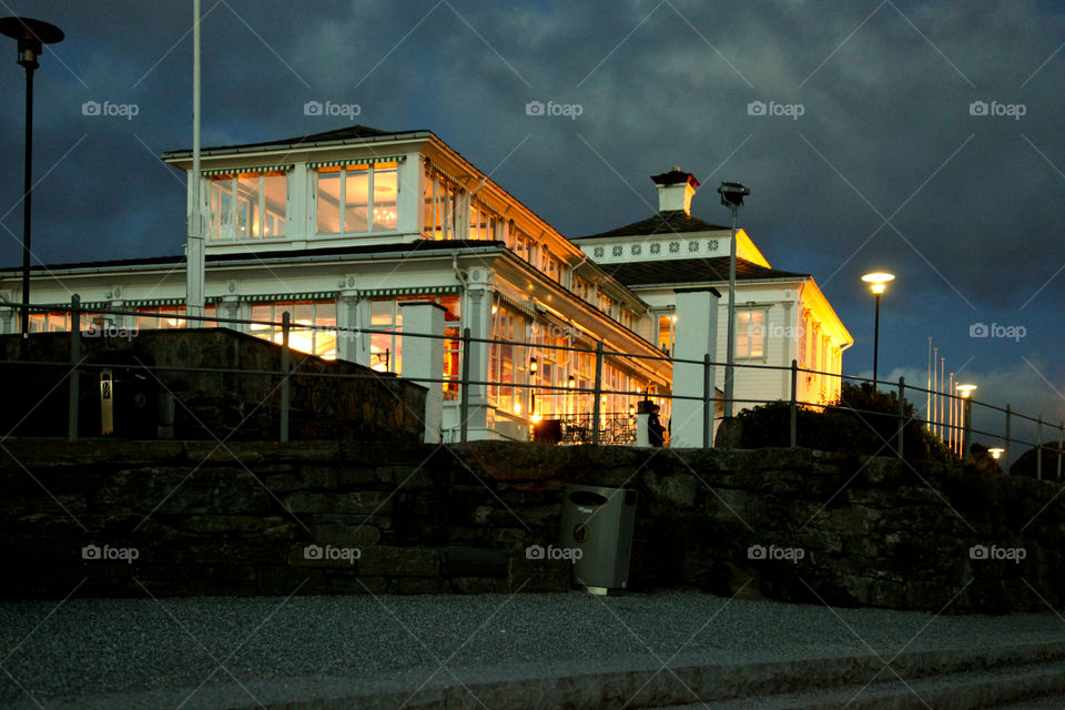 Fløyen in Bergen, Norway. 