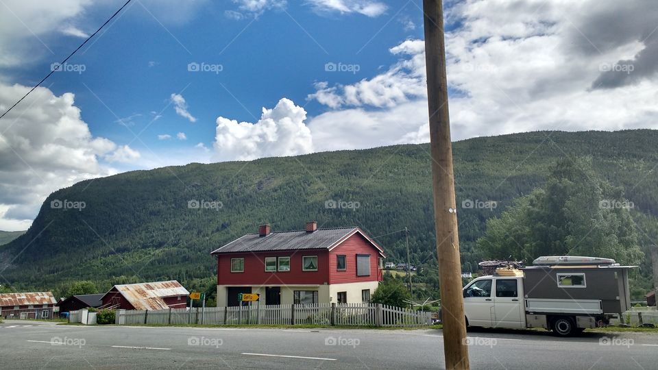 No Person, Road, Landscape, House, Travel