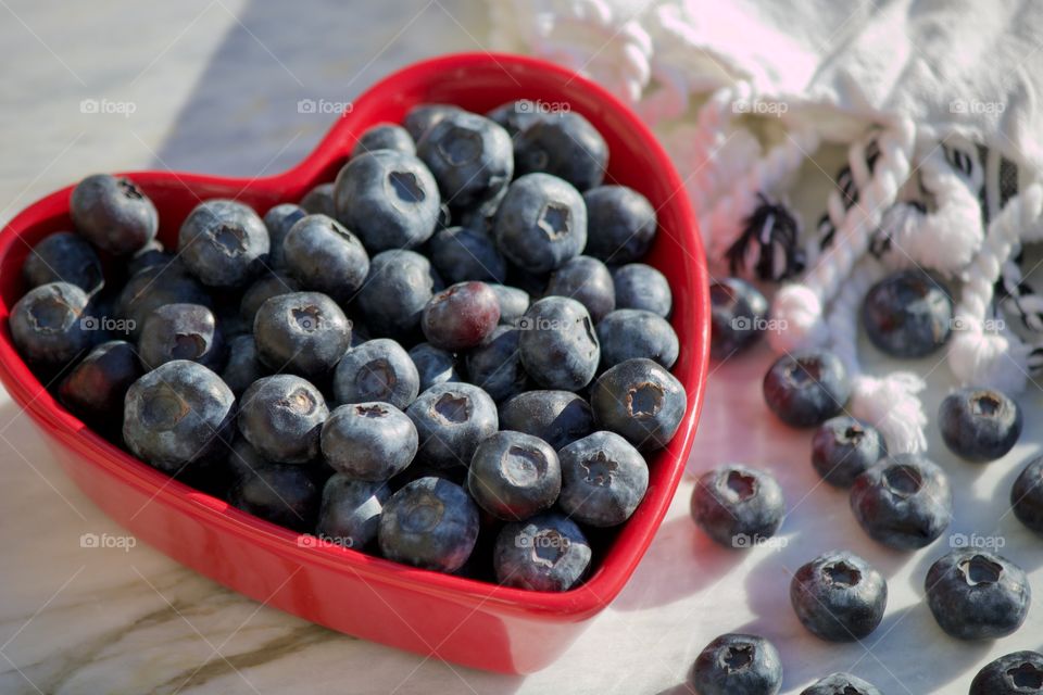 Blueberries from the garden 