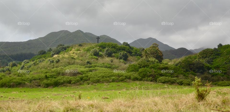 Cross On Hillside