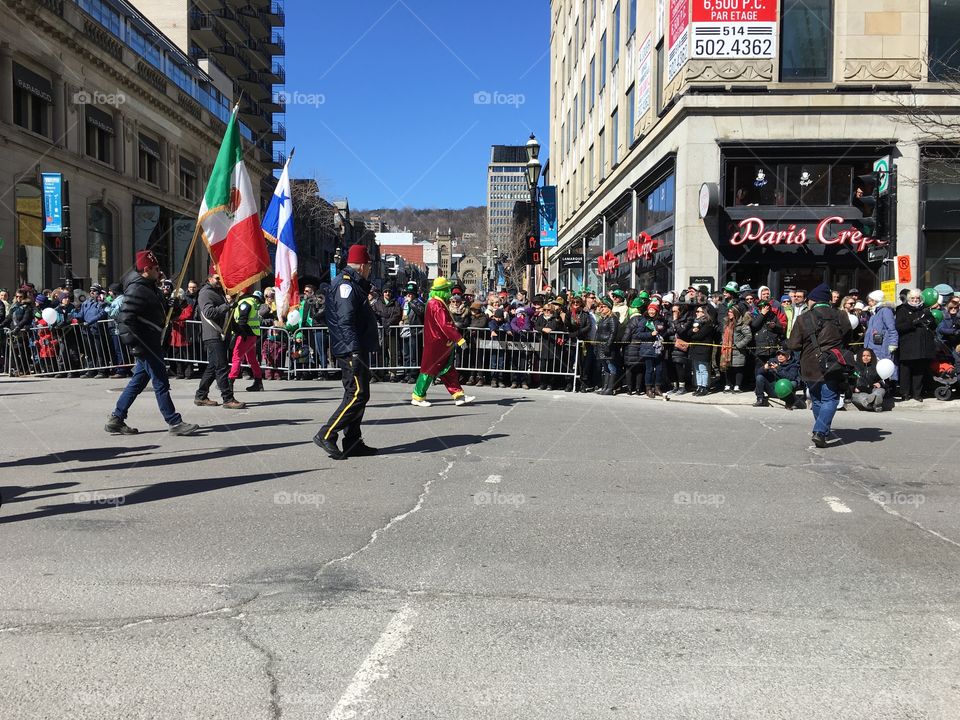 st-patrick day,  Montreal,  Canada