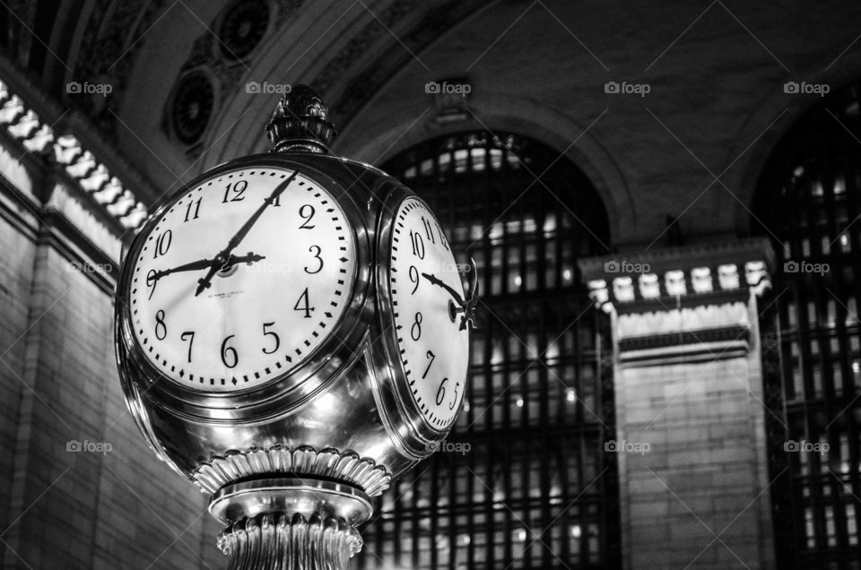 Time is gold. Clock in Grand Central Station