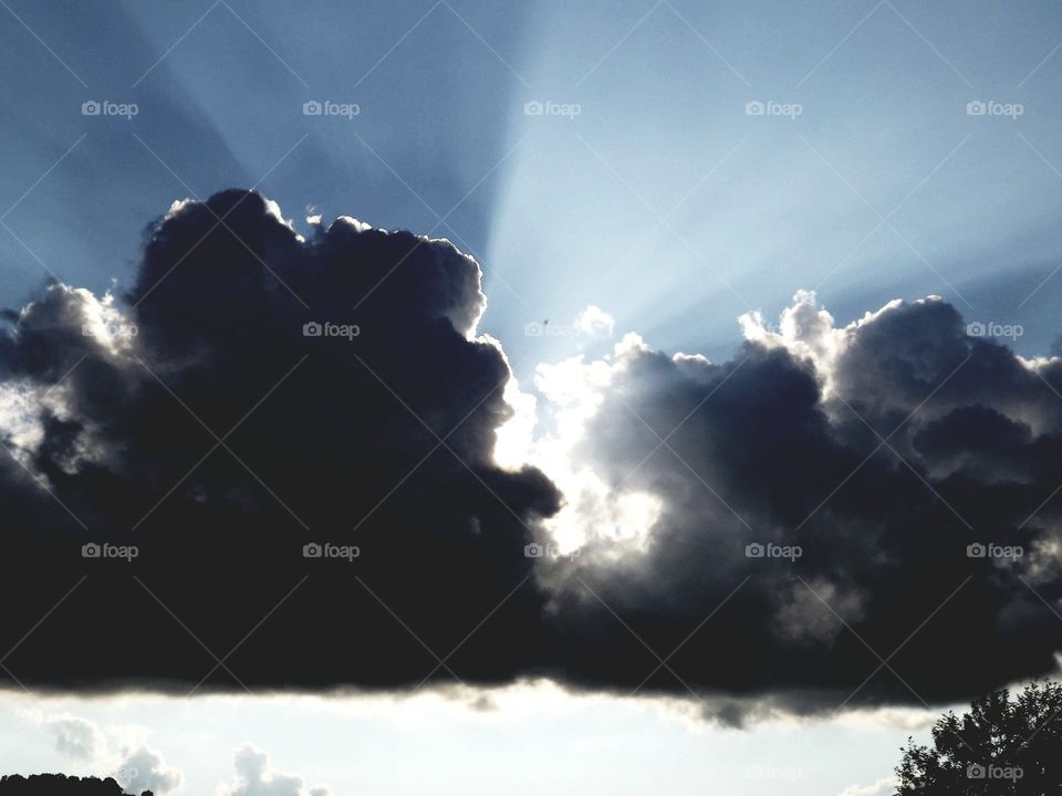 Clouds in the Sky way up High