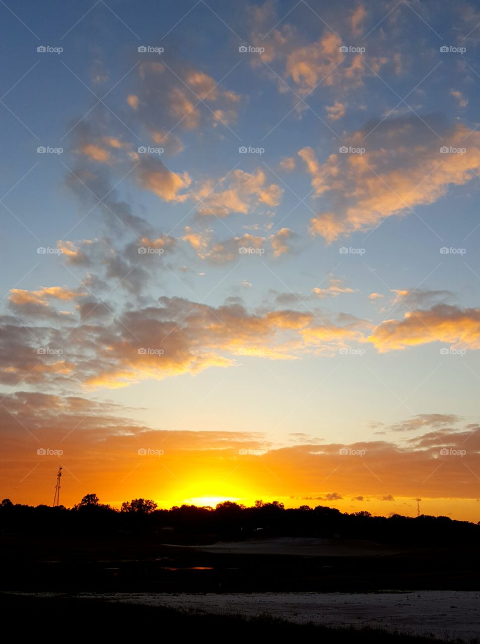 Sunset, Dawn, Sun, Evening, Landscape