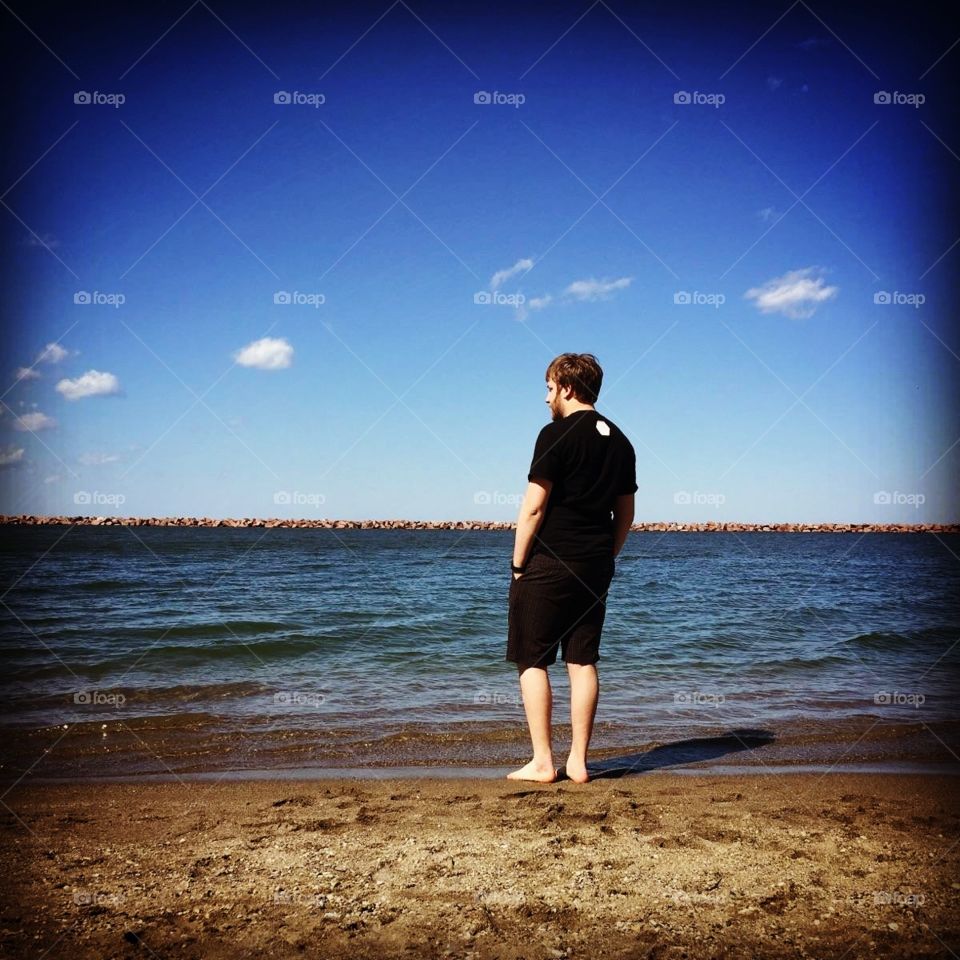 Man on Beach