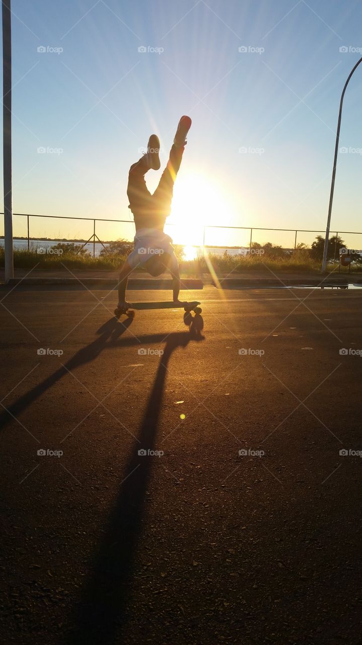 People, Sunset, Girl, One, Action