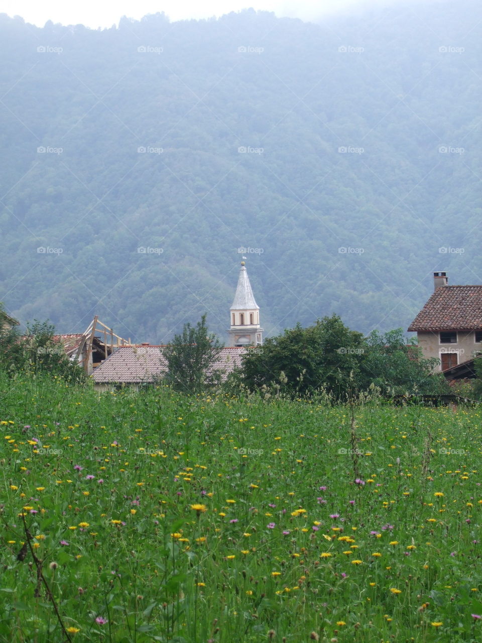 a small mountain village