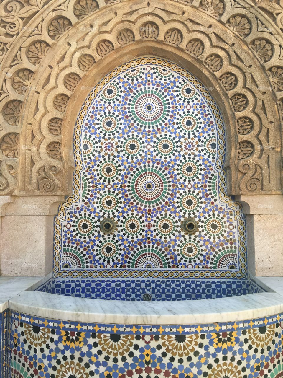 Beautiful Moroccan fountain 