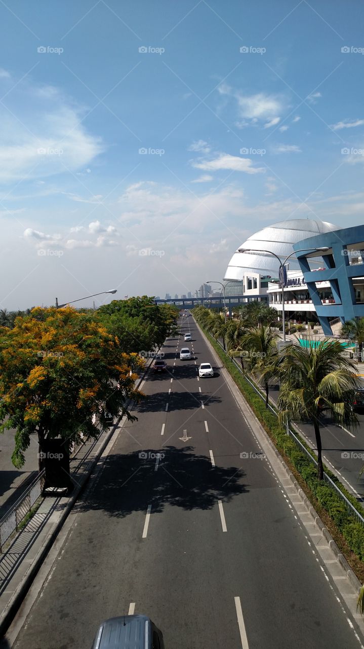 Road by the Mall of Asia