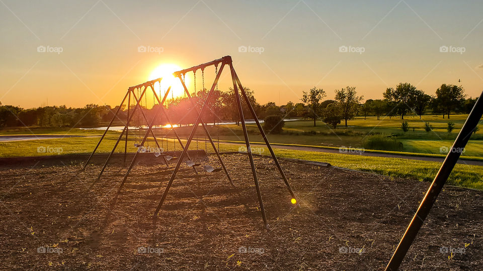 Natural light= beautiful sunset