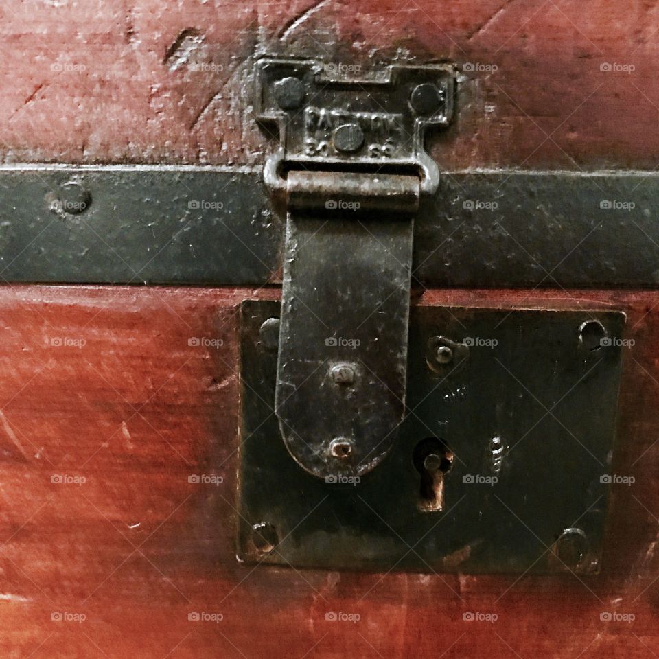 Wooden Trunk Lock