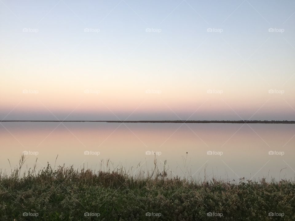 Sky on Water Reflection 