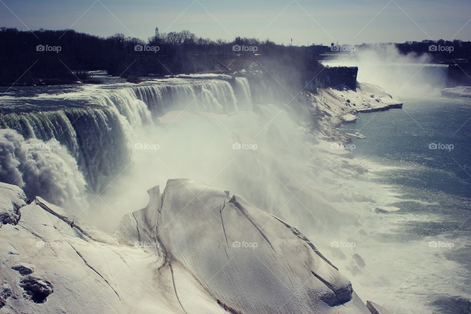 Niagara Falls in April