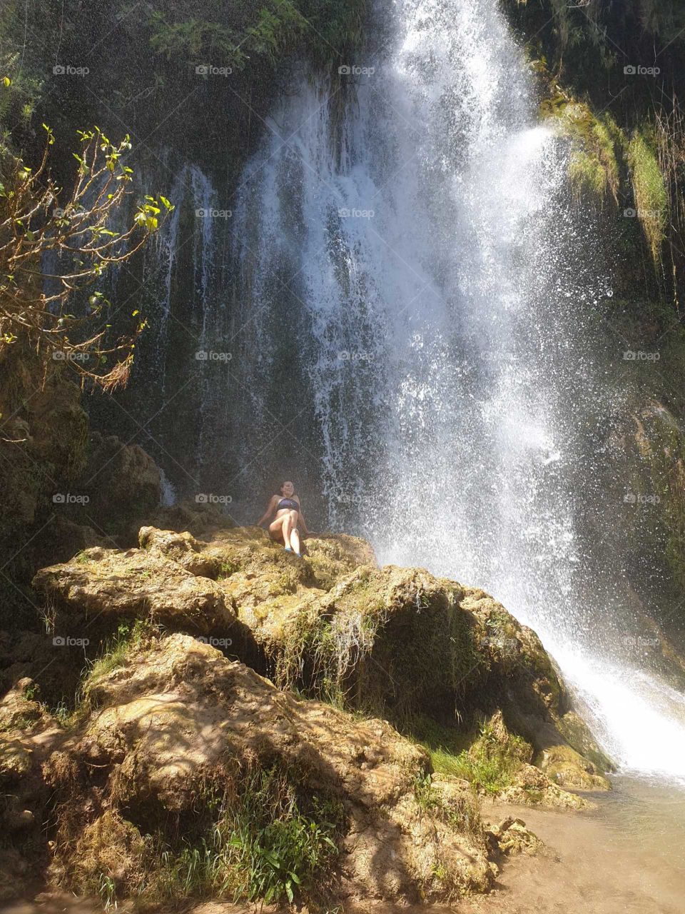 Waterfalls#mountains#greengrass#nature