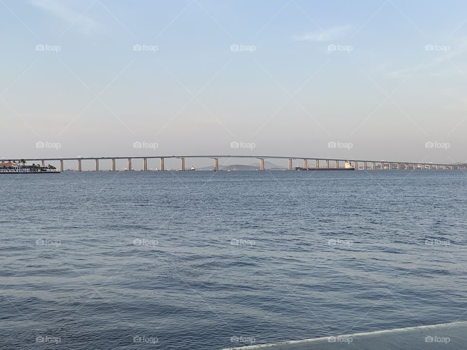 Bridge over the water 