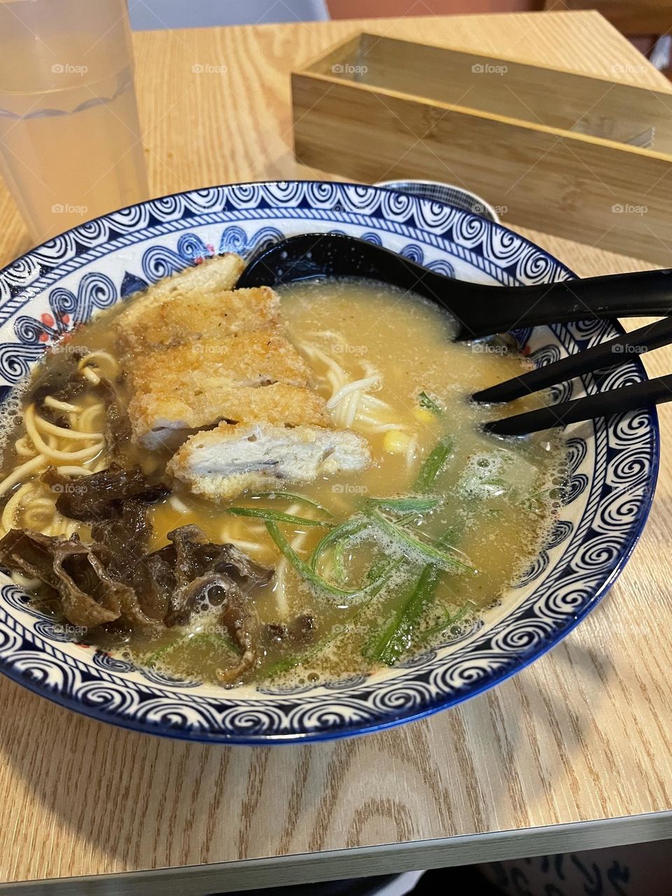 Chicken Ramen on a rainy day