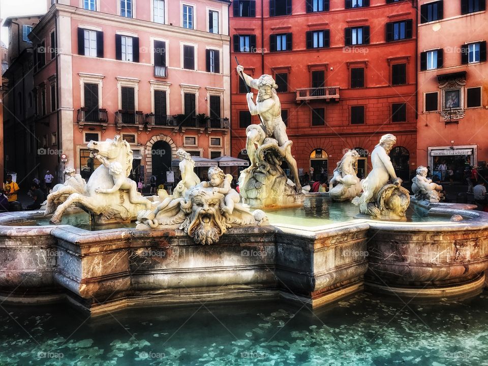 Fountain in Rome, Italy 
