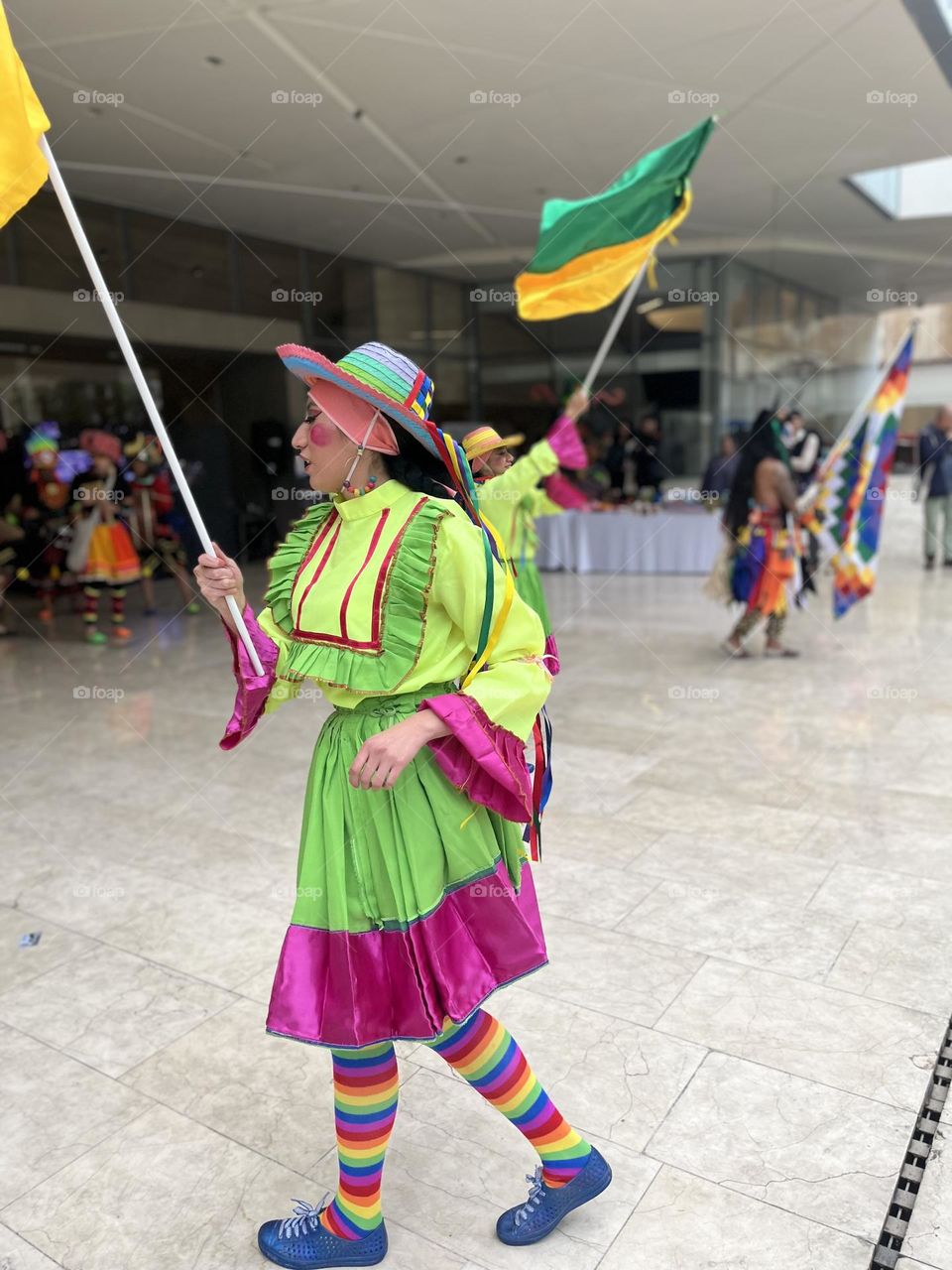 Women dancing in the city