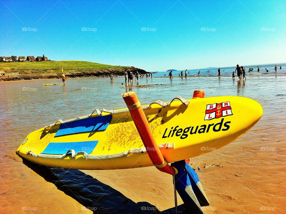 beach summer lifeguard seaside by damienstjohn