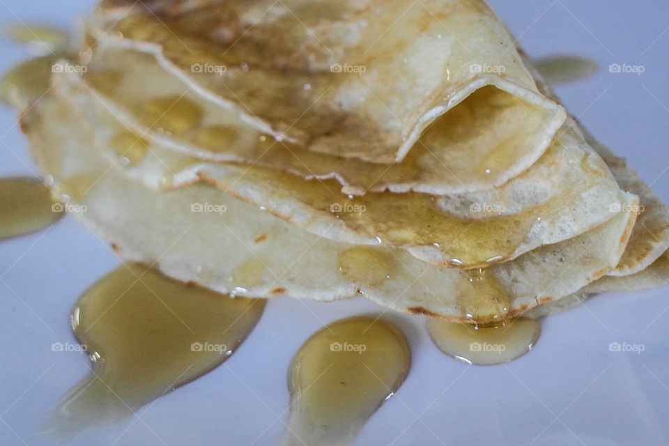 Honey crepes 