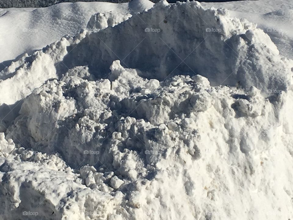 Snow pile
