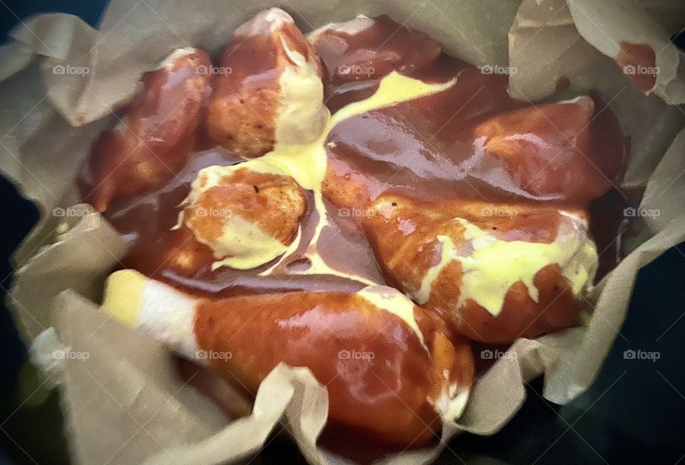 Bbq and honey wings 🍯