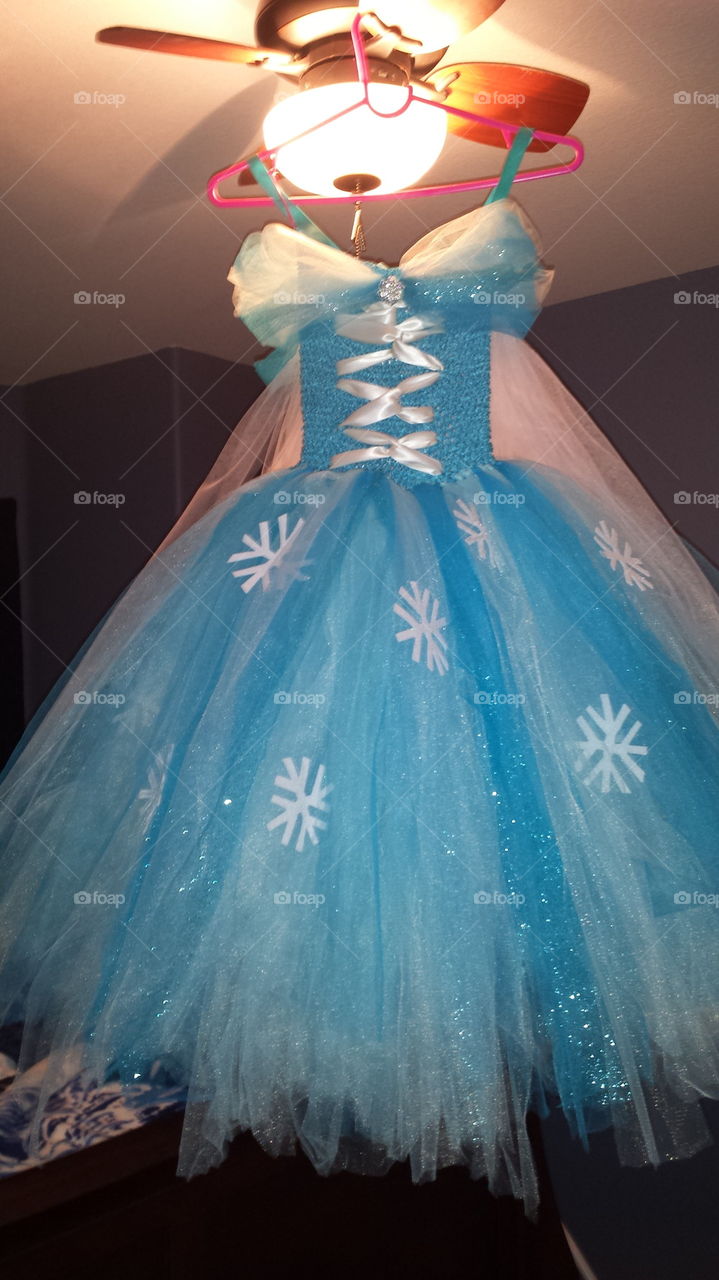 Elsa inspired dress