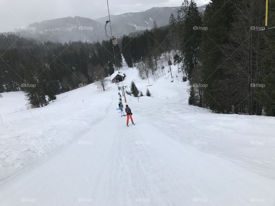 Skiing Lift
