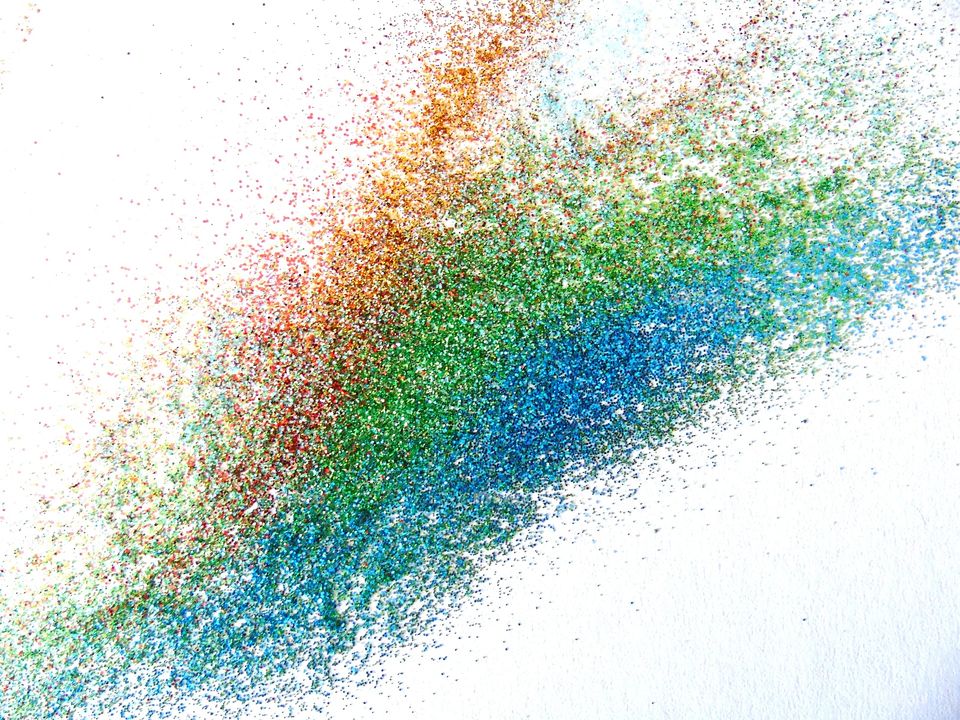 multicolored sequins