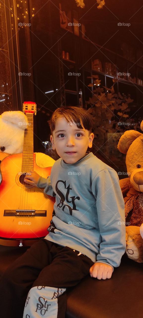 I would like to share with you a picture of my little son. I hope God will protect your children