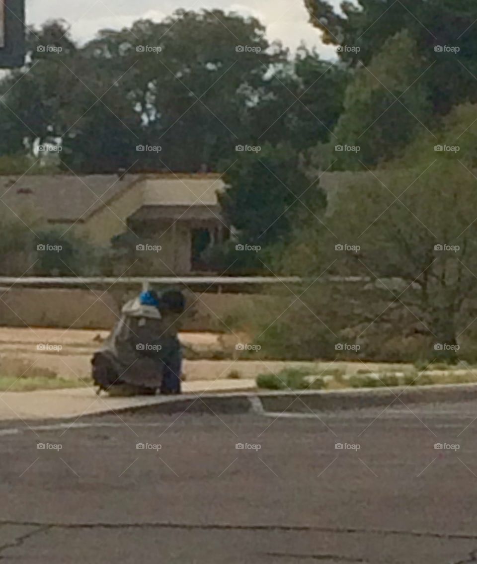 Sitting on the corner 