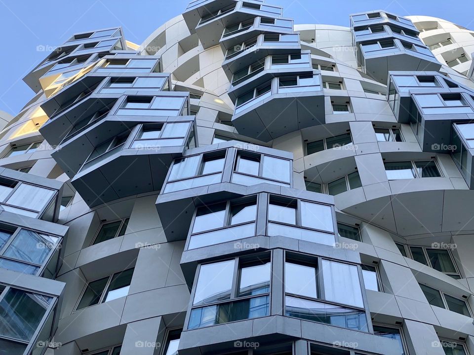 Facade of modern building 