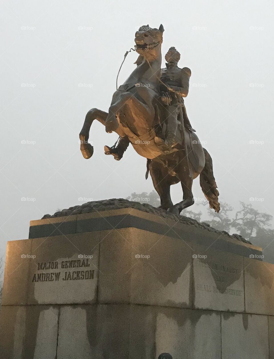 Andrew Jackson Statue Jackson Square, New Orleans.
