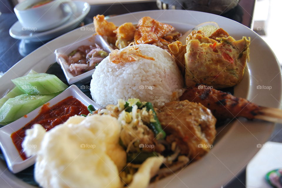 Indonesian Food Platter