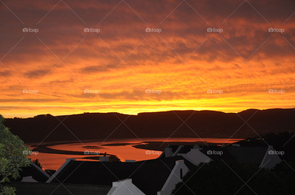Knysna at sunset