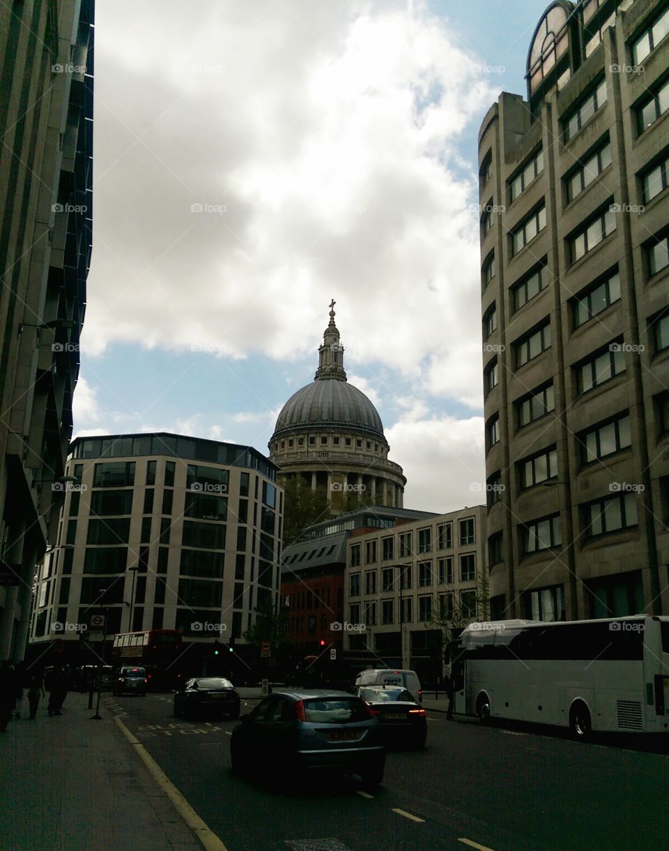 St Paul's. Photo taken during a visit to The Museum of London...