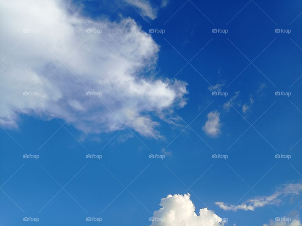 sky with some white cloud