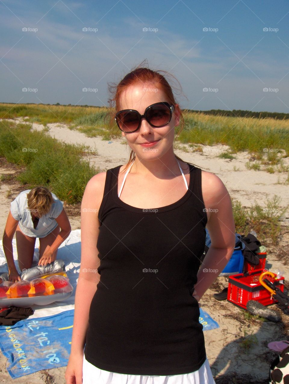 Girl at beach 