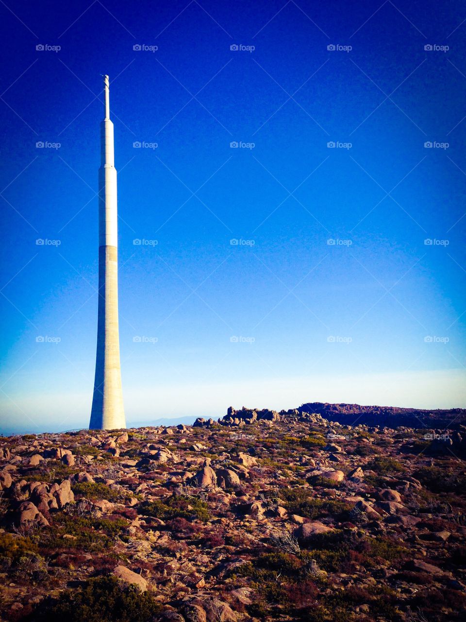 Comm tower. Mount wellington, hobart, tasmania