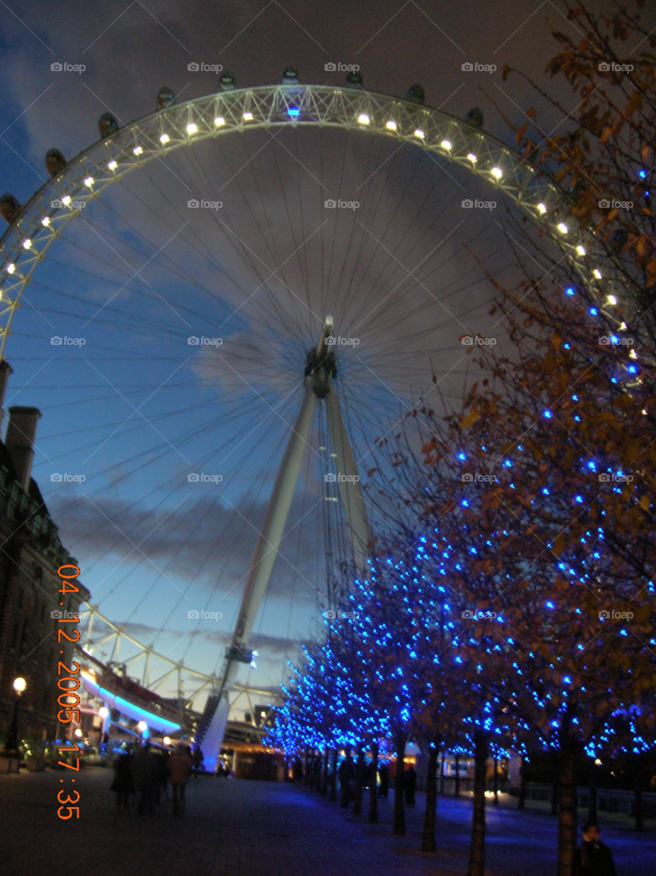 london england uk ferris wheel sunset by ashepperdson